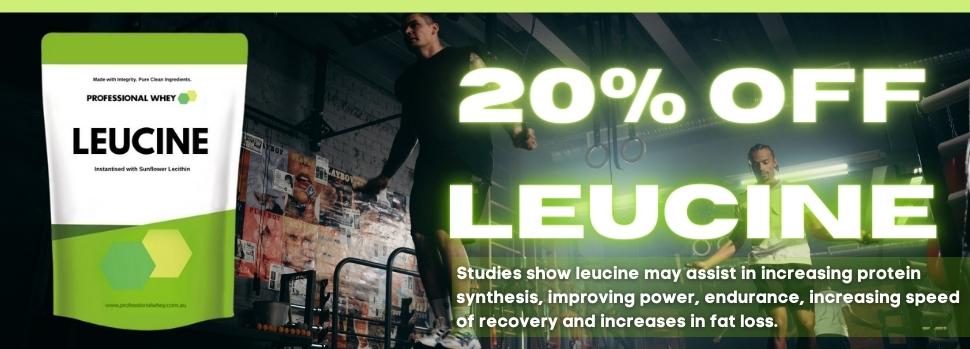 DEAL: Leucine 20% Off
