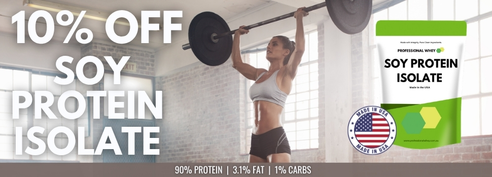 DEAL: SOY PROTEIN ISOLATE 10% OFF 